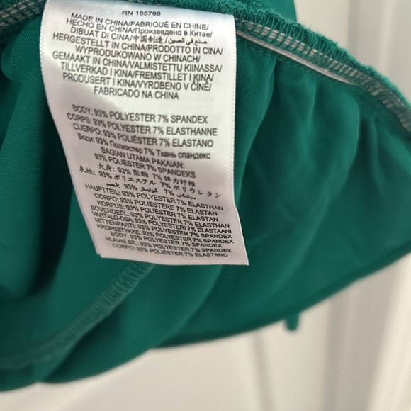 NWT Zac Posen One-Shoulder Matte Jersey Drawcord Dress - Picture 7 of 8